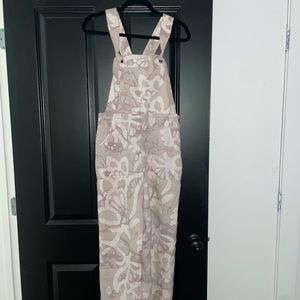 ANTHROPOLOGIE TAN JUMPSUIT